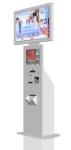 Dual Screen Multi Function Kiosk For Self Ordering With POS Terminal Payment