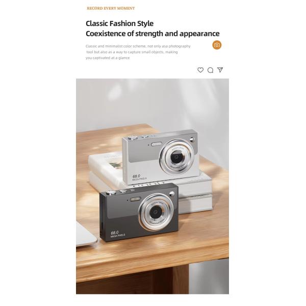 2 Lens Camcorder Digital Video Camera Wifi Photography 1080p 120fps