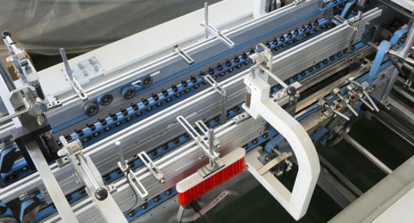 Carton Auto Folder Gluer Machine For Paperboard Pasting Gluing