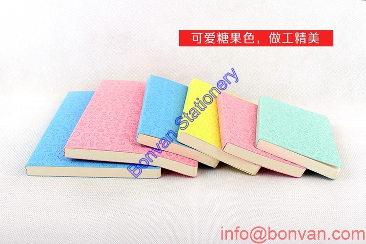Best Navy blue canvas cover diary notebooks with elastic band wholesale