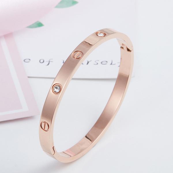 Endless Inlay Wrist Bangle Bracelet C open Highpolished 20g Weight 60mm