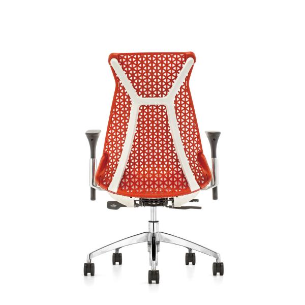 Ergo Meshback Netted Revolving Chair Hermen Miller Moon Black For Workspace