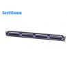 Blue Color Network Jack Panel Space Saving Good Temperature Stability for sale
