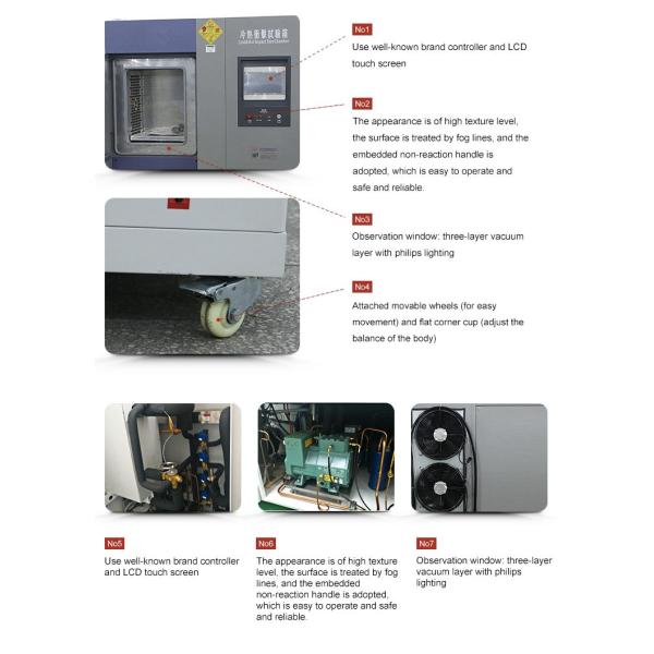BOTO 50L 60L 80L 100L 150L 200L Lab Electronic Temperature Semiconductors Chips Parts Thermal Shock Environment Test Ch