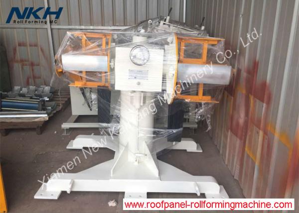Cheap Twin Head Design Manual Decoiler 300mm Input Width For Ceiling / Flashing for sale