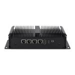 DDR4 16G RAM Intel N100 Fanless Industrial Mini PC 4 LAN Dual COM Linux With