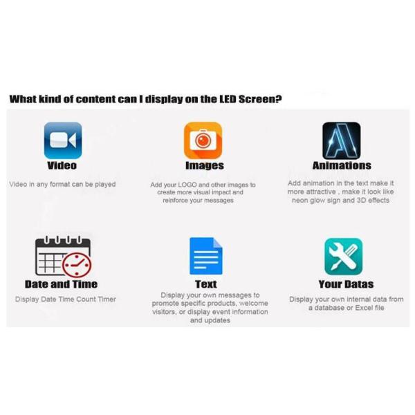 High Resolution P5.95 Indoor Digital Signage , Led Wall Display For Shopping Window