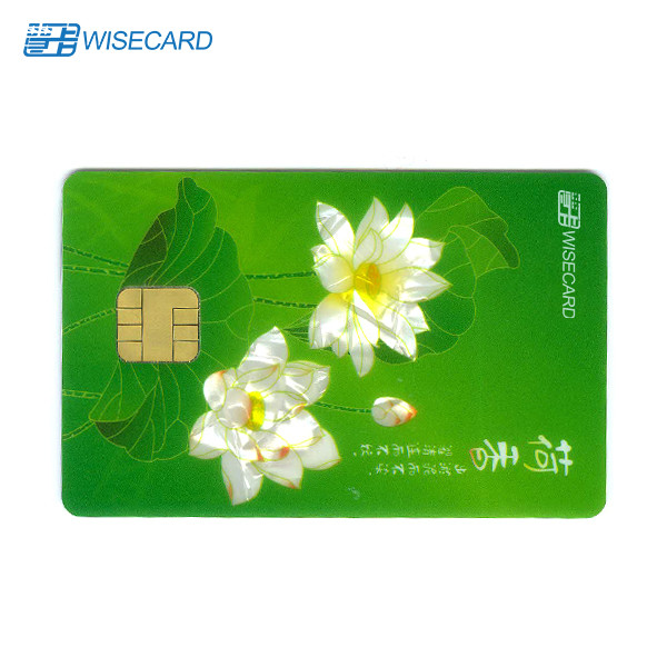 Factory manufacturer contact contactless emv card plastic 4 color pre-printing matt