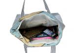 Cartoon Stitch Pattern Canvas Shopping Bags , Cute Canvas Tote Bags