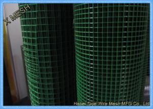 China Rectangular Hole PVC Coated Welded Wire Mesh Panels Roll  For Outdoor Fencing on sale