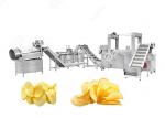 Tapioca Potato Chips Production Line Chips Making Machine 200KG / H 380V Voltage