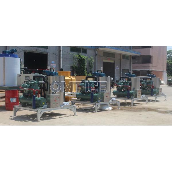 3Ton Seawater Flake Ice Machine Fishery Boats Flake Ice Making Machine German Bitzer Compressor