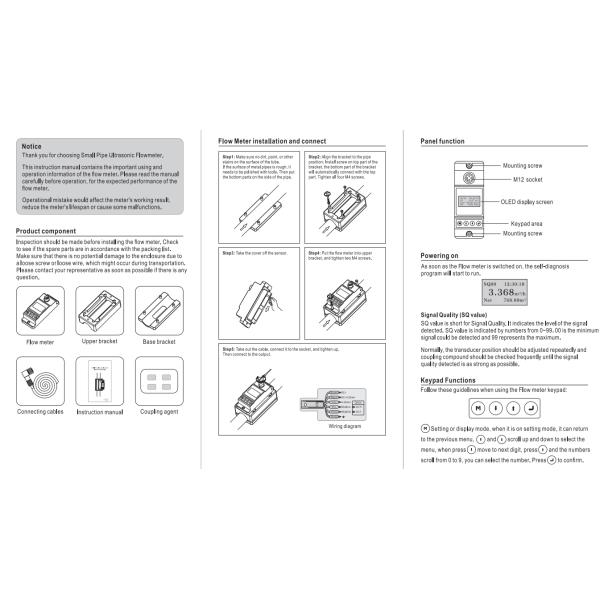 Non-Isolated RS232 Output Semiconductor Industry Meter For Flow Monitoring