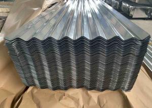 China 0.14-1.5mm Thickness Regular Spangle Galvanized Corrugated Metal Roofing Panels on sale