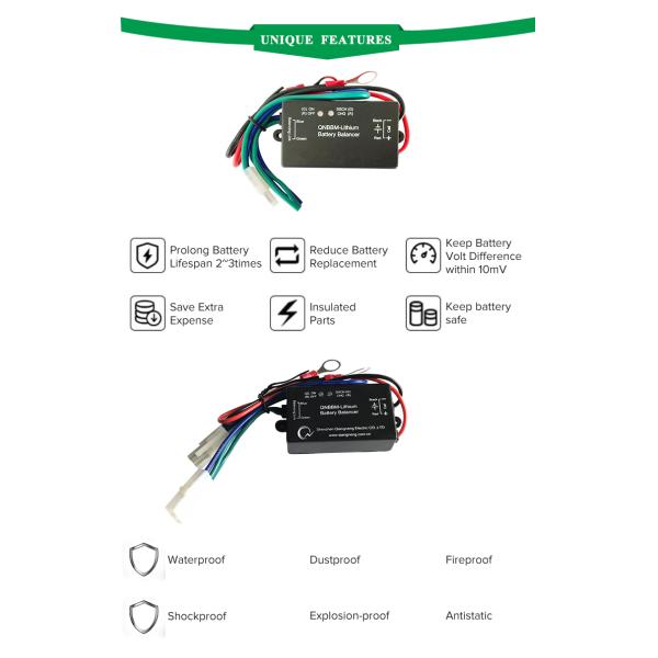 262*70*20mm Active QNBBM 15V 24V BMS 7s Balancer