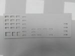 Custom PET Polyester Graphic Overlay With Rectangular Window , Touch Keys
