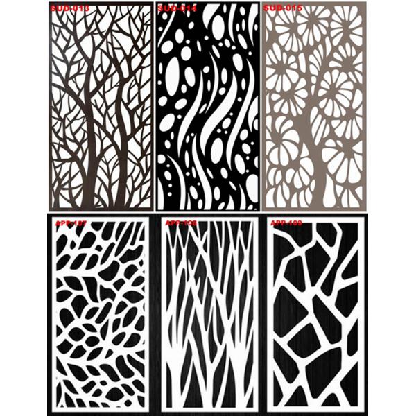 SUDALU Customized Design Aluminum City Pattern CNC Curvel Panel Interior Decoration Perforated Panel