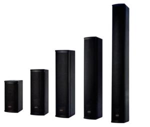 Full Frequency Linear POE Column Speaker Built In DSP Processing