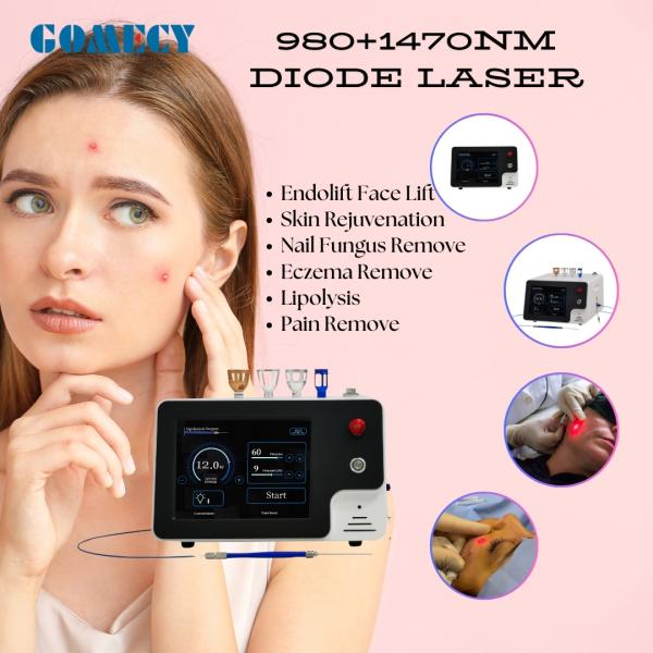 Endolift Laser Machine With 1470nm Powerful Energy For Face Lift Double Chin Shaping And Fat Cellulite Reduction