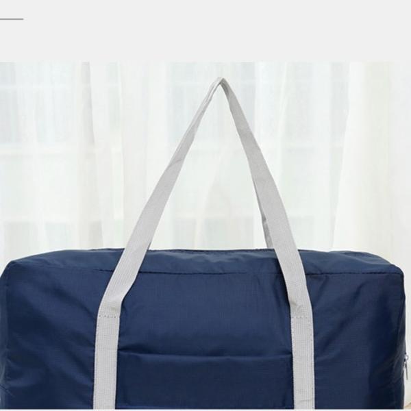 Rope Handle Reusable Tote Bags Custom 420D Polyester Foldable Shopping Bag