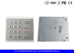 China 8 Pin SS Industrial Numeric Keypad with Flat Keys and Custom Layout on sale