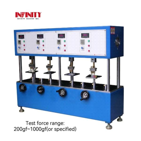 Cheap High Precision Keyboard Key Testing Four Stations Mechanical Button Testing Machine for sale