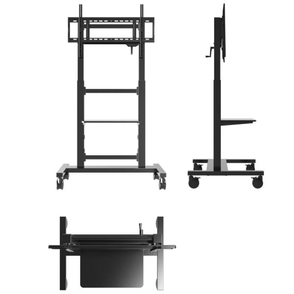 55-86 Inch Floor Stand Adjustable Smart TV Stands Mobile Stand Movable Trolley Mounts And Carts