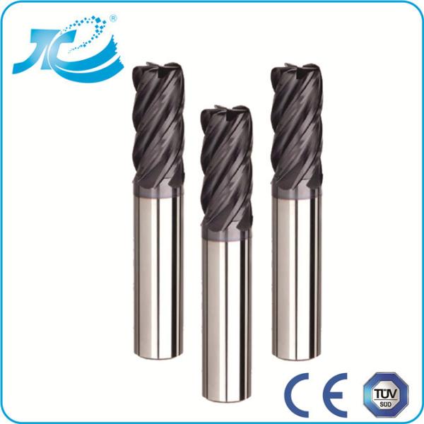 1.0-12.0mm Dia , Length 50 - 100 mm Corner Radius End Mill With 2 - 6 Flute