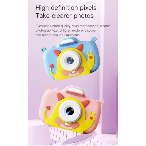 Mini Camera Kids Camera 1080P HD Digital Video Camera Kids Digital Camera With Silicone Unicorn Case Camera for Kids