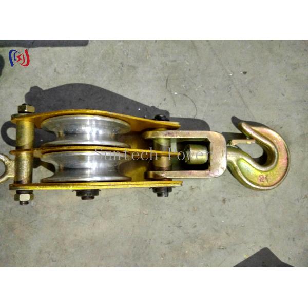 Aluminum Sheave Hoist 10-100KN Load for Conductor Stringing