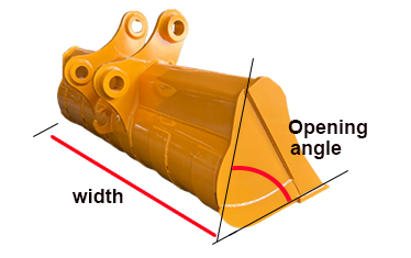 10" Excavator Narrow Trenching Bucket , Trim Excavator Ditch Bucket