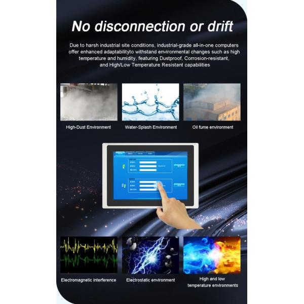 Industrial Control Integrated Machines 12.1 Inch Embedded/Wall Mount All-In-One Computer IP68 Waterproof Optional 6th I3 I5 I7 Touch Panel Pc