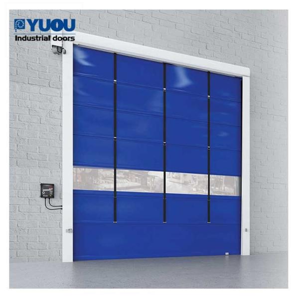 13m Height Exterior High Speed Roller Shutter Door Fabric Soft Curtain Windproof