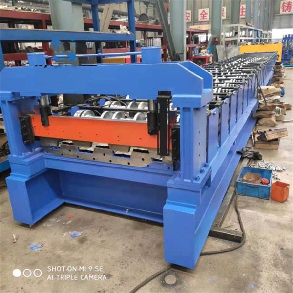 15-20m/Min Floor Decking Roll Forming Machine Hydraulic Cutting