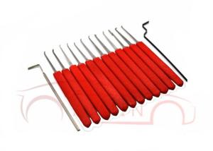 China 12pcs Lock Pick Kit Durable Stainless Steel Handle For Easy Lock Core Manipulation Ideal For Locksmiths And Enthusiasts on sale