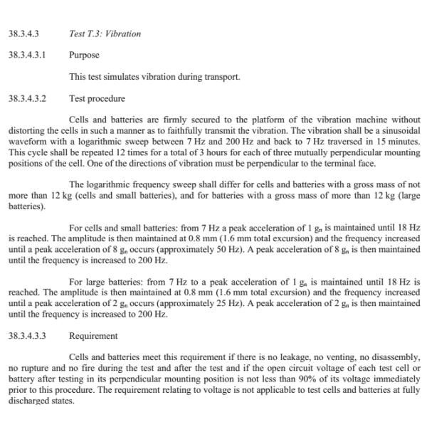 Customizable Battery Agree Vibration Chamber For UN38.3 And ECE R 100 Testing