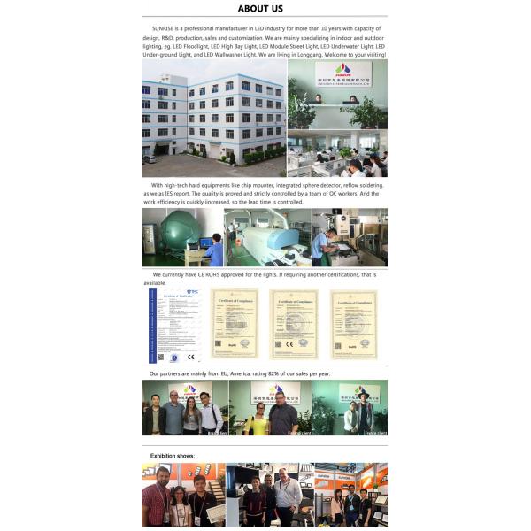 Lumileds Chip SMD LED Floodlight 300 Watt 36000lm High Lumen For Sport Fields