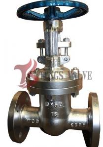 Best Manual Operated Pn16 Bolted Bonnet Gate Valve Backseat Design RF / BW wholesale