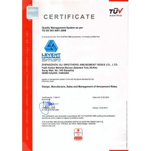 ZHENGZHOU ALI BROTHERS AMUSEMENT RIDES CO.,LTD Certifications
