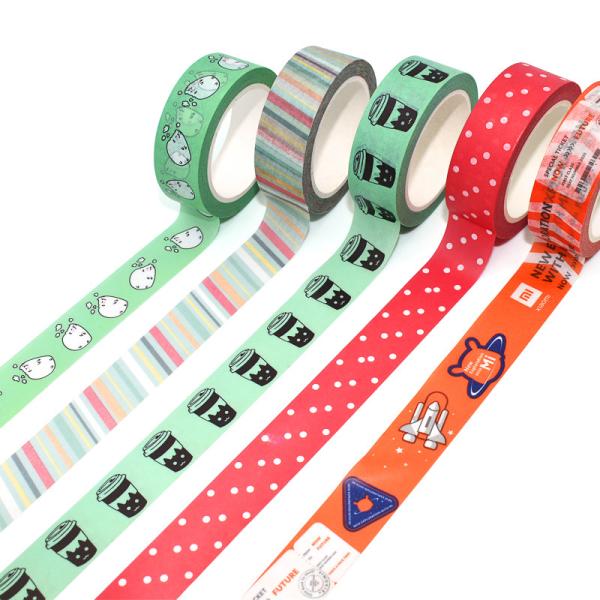 Chinese Custom Printed Washi Paper Tape Japanese Washi Masking Tape Recollections Washi Tape