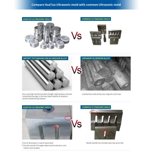 20KHZ15KHZ35KHZ Ultrasonic mould HuaTuo Factory Produce for welding any color plastic product