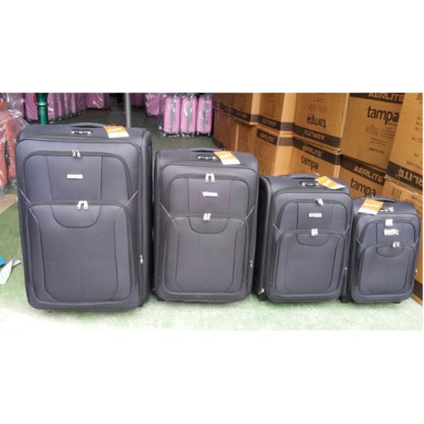 2 Wheel Lightweight 4 Pieces Suitcase Luggage Set QX014 With Normal Combination Lock