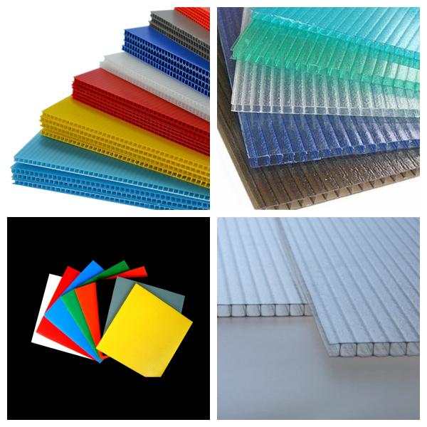 Customized PP Hollow Sheet 1.6mm Blank Correx Boards For Agriculture