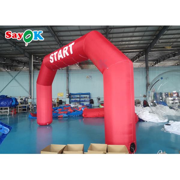 Square PVC Tarp Diamond Inflatable Entrance Arch For Wedding Event Decorations