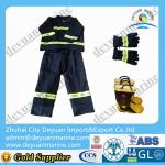 Waterproof Fire Fighter Gear Fire Suit Jacket And Pants With Flame Retardant