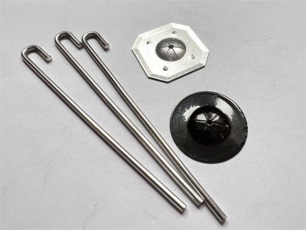 Cheap UV Stable Metal Solar Panel Birds Exclusion Hooks For Fixing Array System for sale