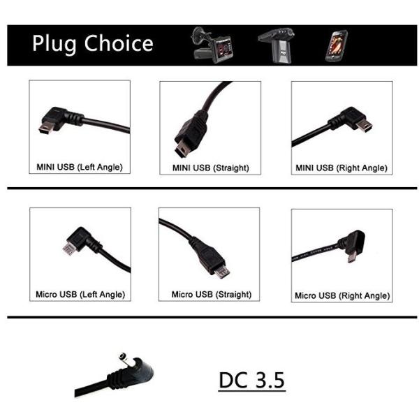 12V to 5V 3A DC Buck Converter with Micro USB for Car GPS DVR