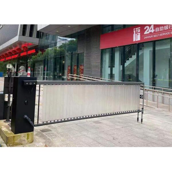 RS485 Advertising Barrier Gate 4.1 Meters Boom Length 4 - 8 Seconds Speed Adjustable