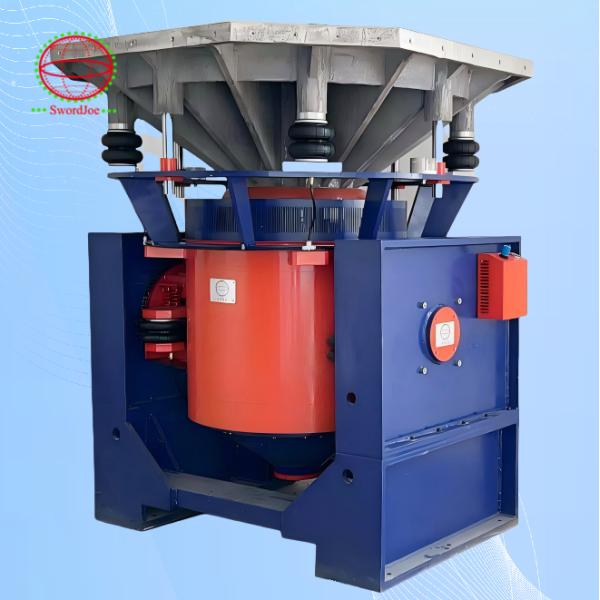 Electron-Dynamic Vibration Test Machine in operation