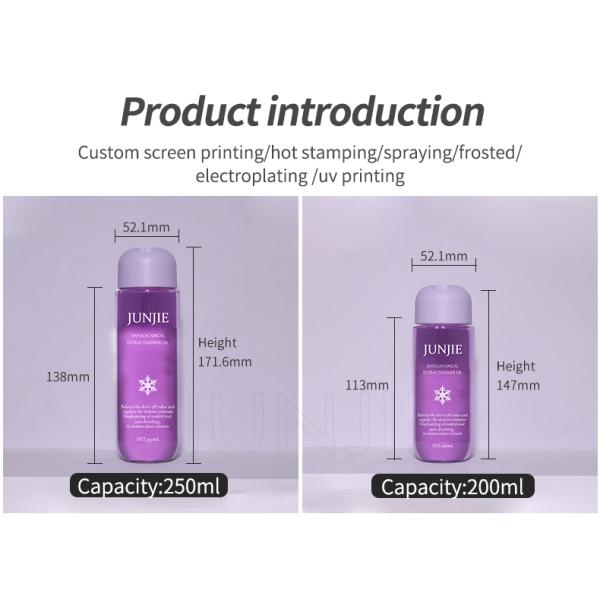 Personalised Luxury 250ml 230ml 200ml 4oz Empty Skincare Cream Set Plastic Cosmetic Pump Spray Serum Toner Bottle for Lotion